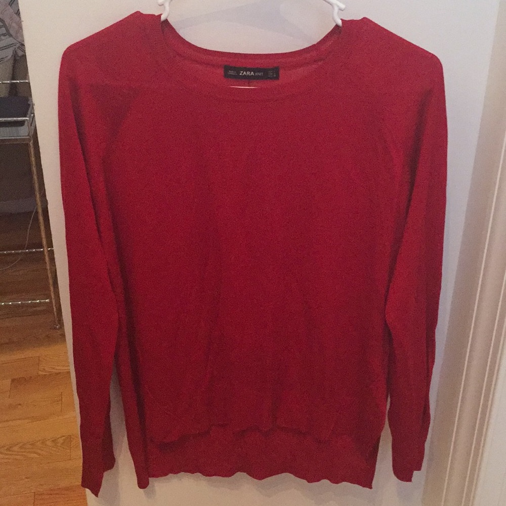 Light red sweater